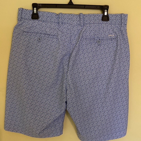 Graphic Print Sky Blue RLX Golf Shorts - Size 32 - Picture 4 of 8